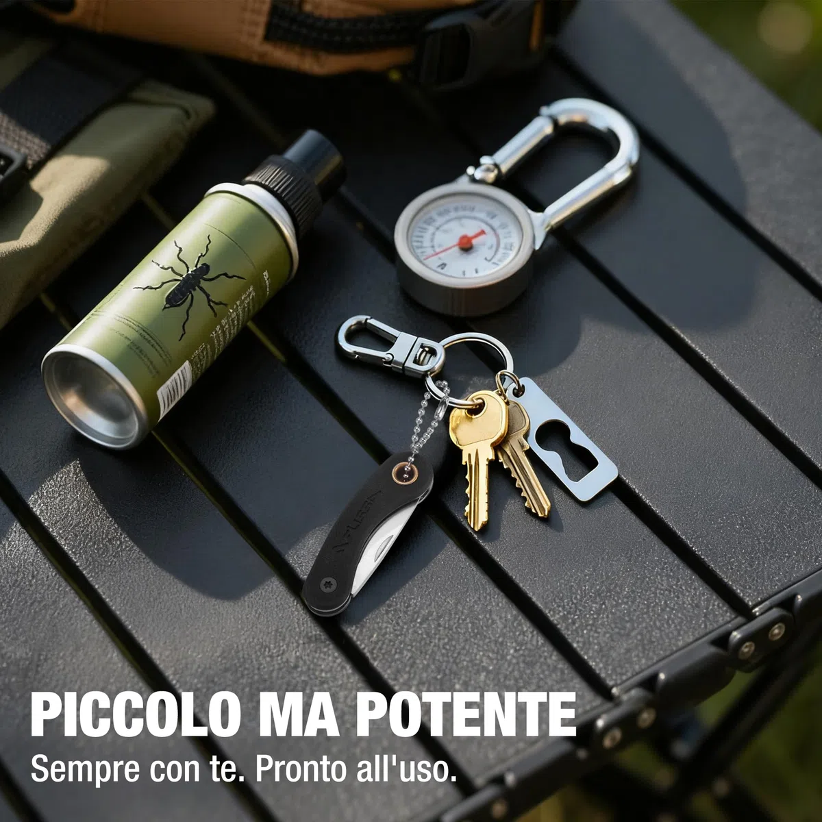 FLISSA Mini Coltello Tascabile, Coltello a Serramanico con Manico in G10,Lama in Acciaio INOX 5CR15MOV, Finitura CNC, Taglierino Portatile, EDC per Uso Quotidiano e Attività Outdoor