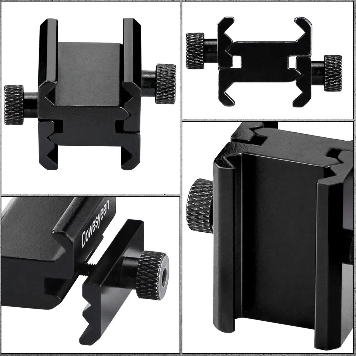 Adattatore Picatinny Rail, Alluminio Adattatore del Carrello della Canna per Installazione Mirino Laser Picatinny/Weaver,Tutto per la Caccia