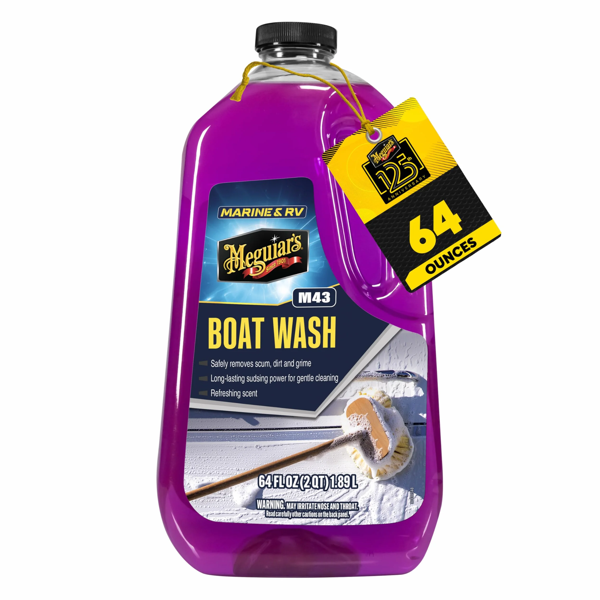 Meguiar's Marine Rv 43 - Detergente per imbarcazioni, 1,89 l, M4364