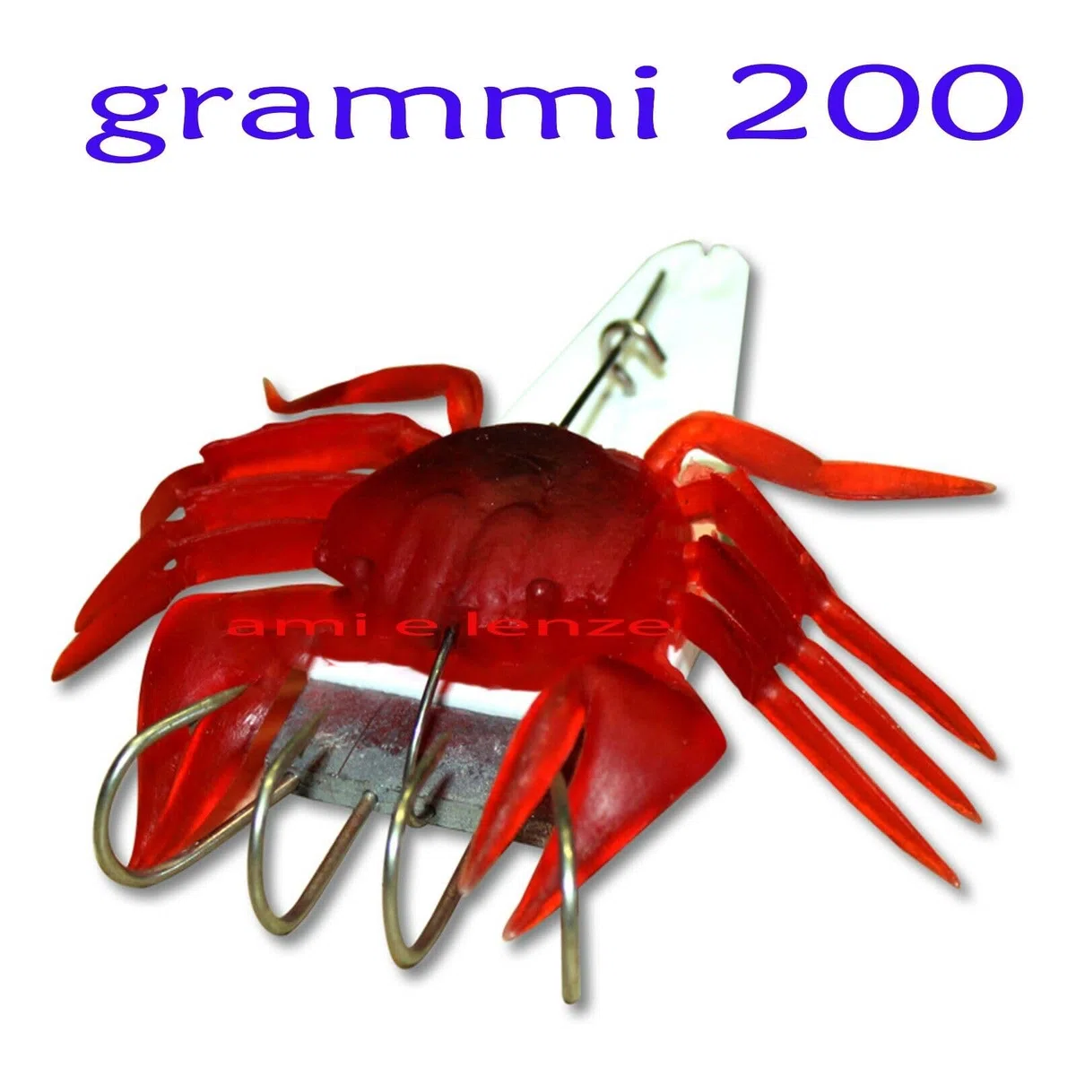 Generico Polpara Pesca Polpi con Granchio Paletta Strascico Scoglio Barca Molo Gr. 200