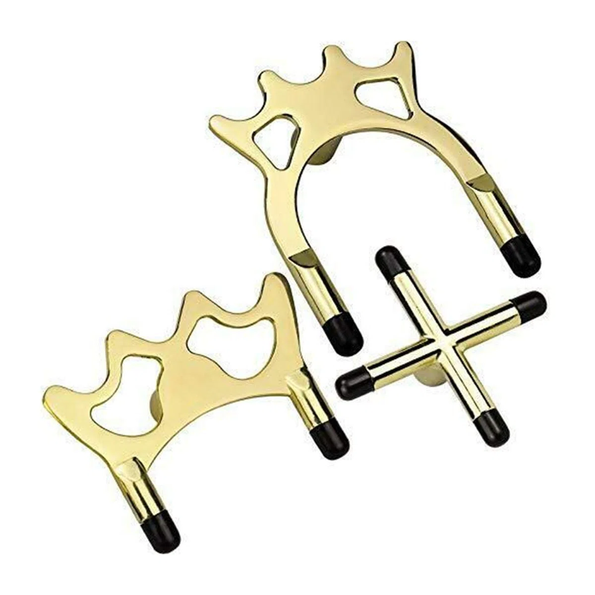 MOVKZACV 3 Pz/Set Spider Holder Rests Metallo Snooker Croce Resto Testa Croce Stecca Ponte Testa Piscina Biliardo Stecca Accessori Set