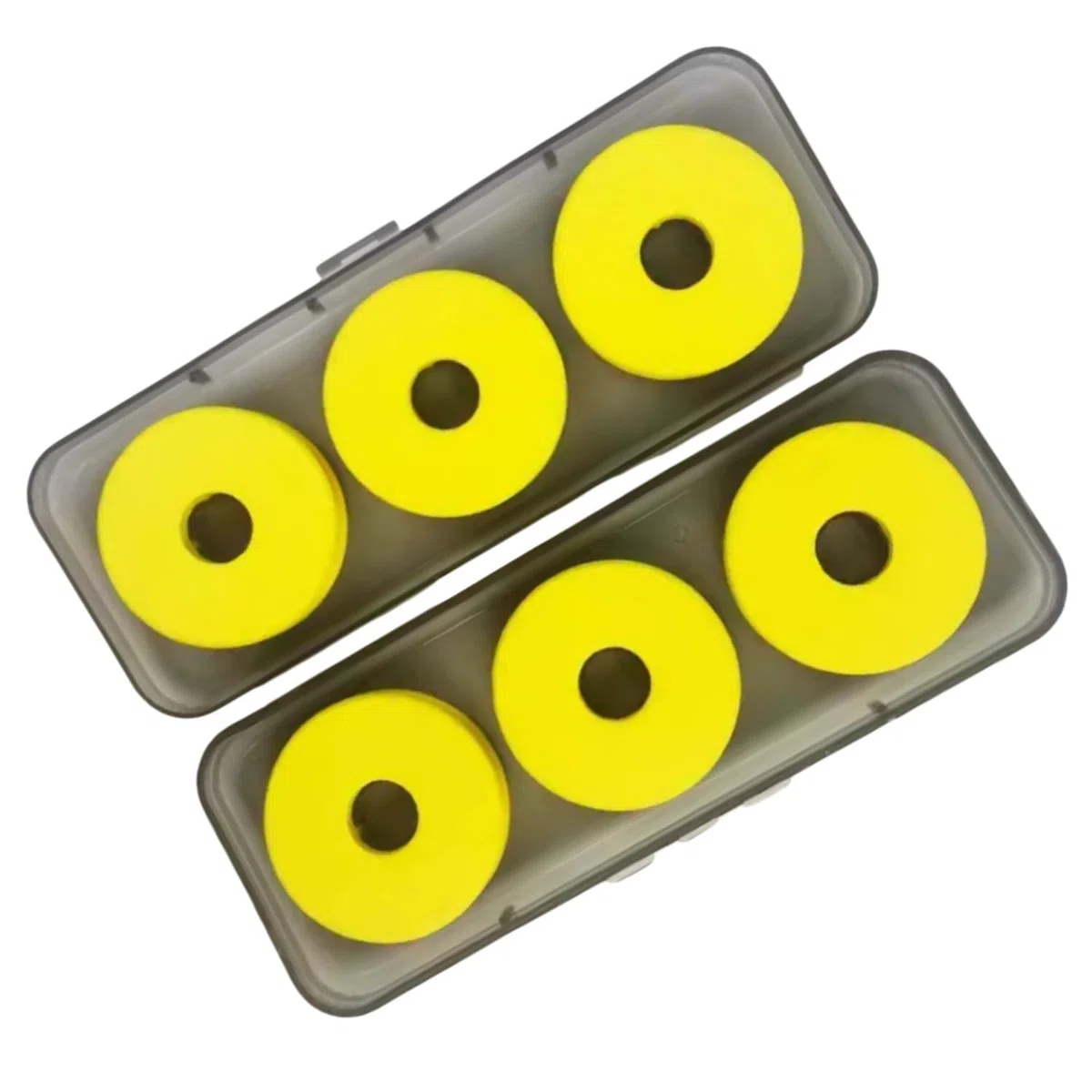 Lenza di Pesca stoccaggio,6 Pezzi Bobine da Pesca in Schiuma Porta Terminali Pesca Bobine Avvolgilenza Schiuma Bordo di avvolgimento di Pesca della Schiuma,con Scatola in Plastica