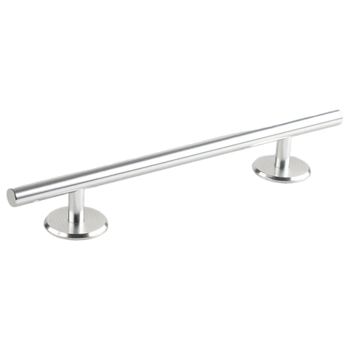 TISHITA Fingerboard 1 Pezzo Fingerboard Round Rail Ostacolo Ramp Rail Acciaio Inox Base Ponderata Superficie Rotonda Adatta a Fingerboarding Parchi Skate Min, Argento