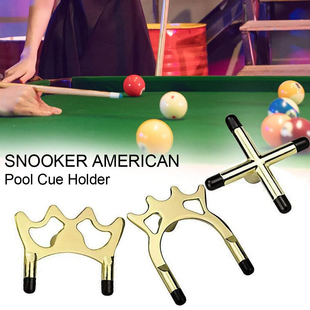 MOVKZACV 3 Pz/Set Spider Holder Rests Metallo Snooker Croce Resto Testa Croce Stecca Ponte Testa Piscina Biliardo Stecca Accessori Set
