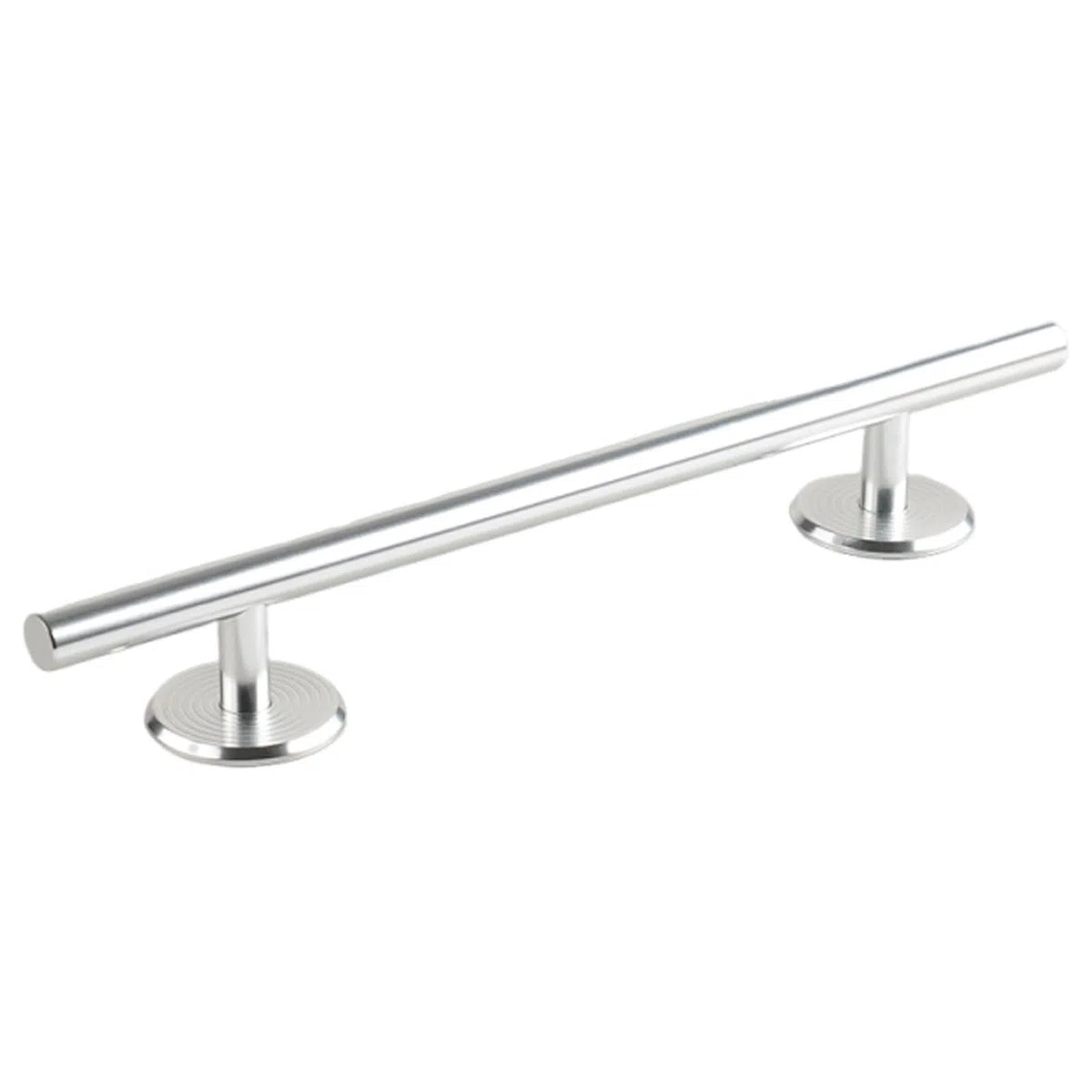 TISHITA Fingerboard 1 Pezzo Fingerboard Round Rail Ostacolo Ramp Rail Acciaio Inox Base Ponderata Superficie Rotonda Adatta a Fingerboarding Parchi Skate Min, Argento