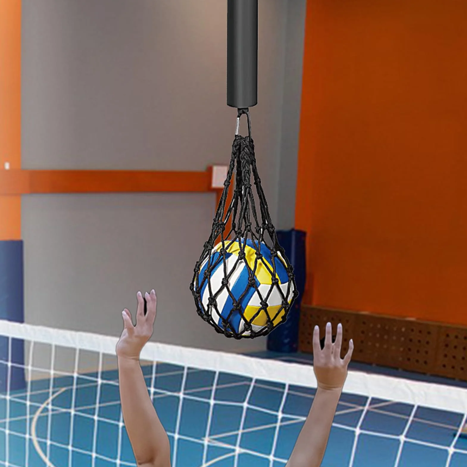 Luckxing Allenatore di pallavolo rimbalzante regolabile per servizio - Migliora l'agilità
