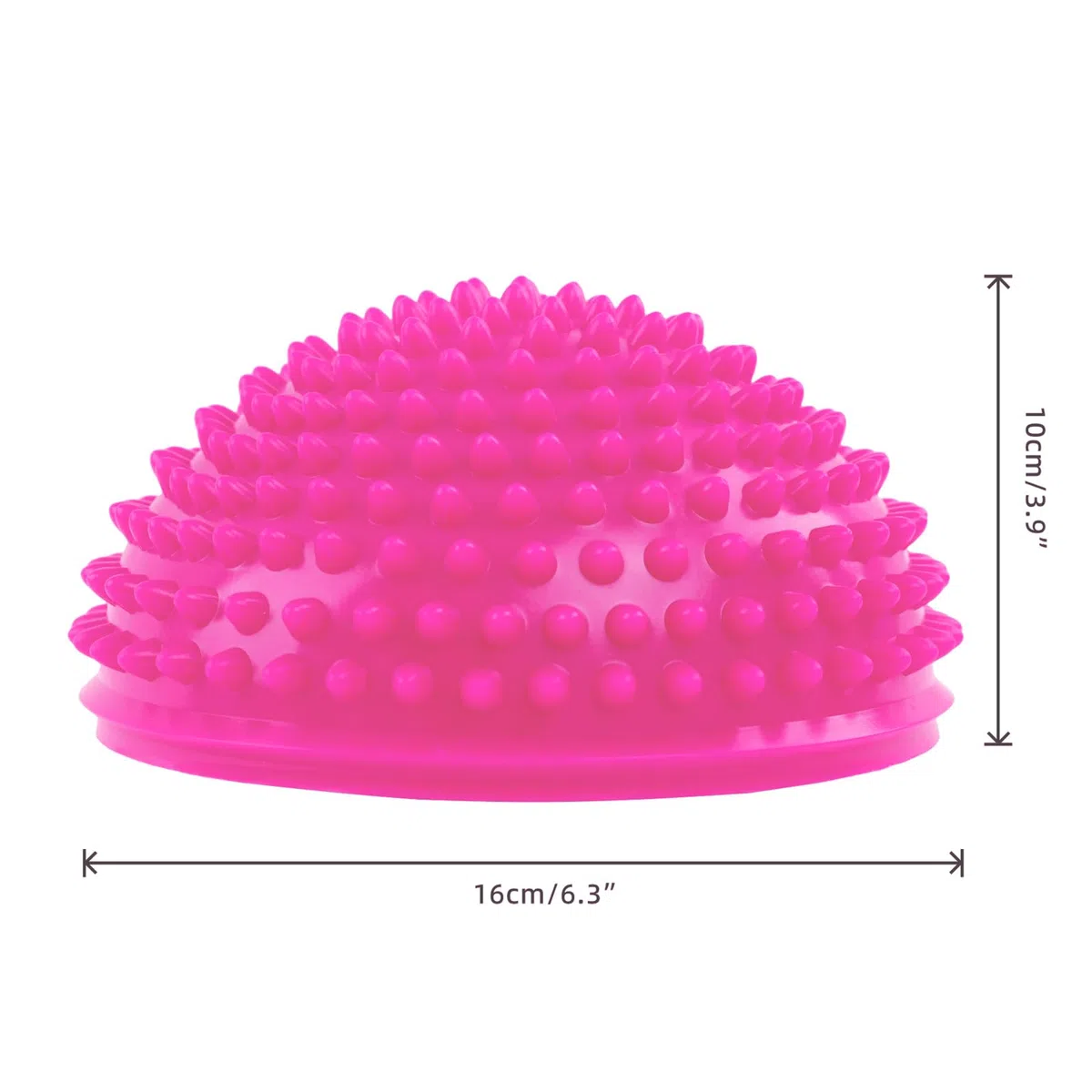 CampTeck Cuscino Equilibrio Balance Mezza Sfera Riccio, Balance Pad Cupola con Pompa a Mano - Confezione da 2