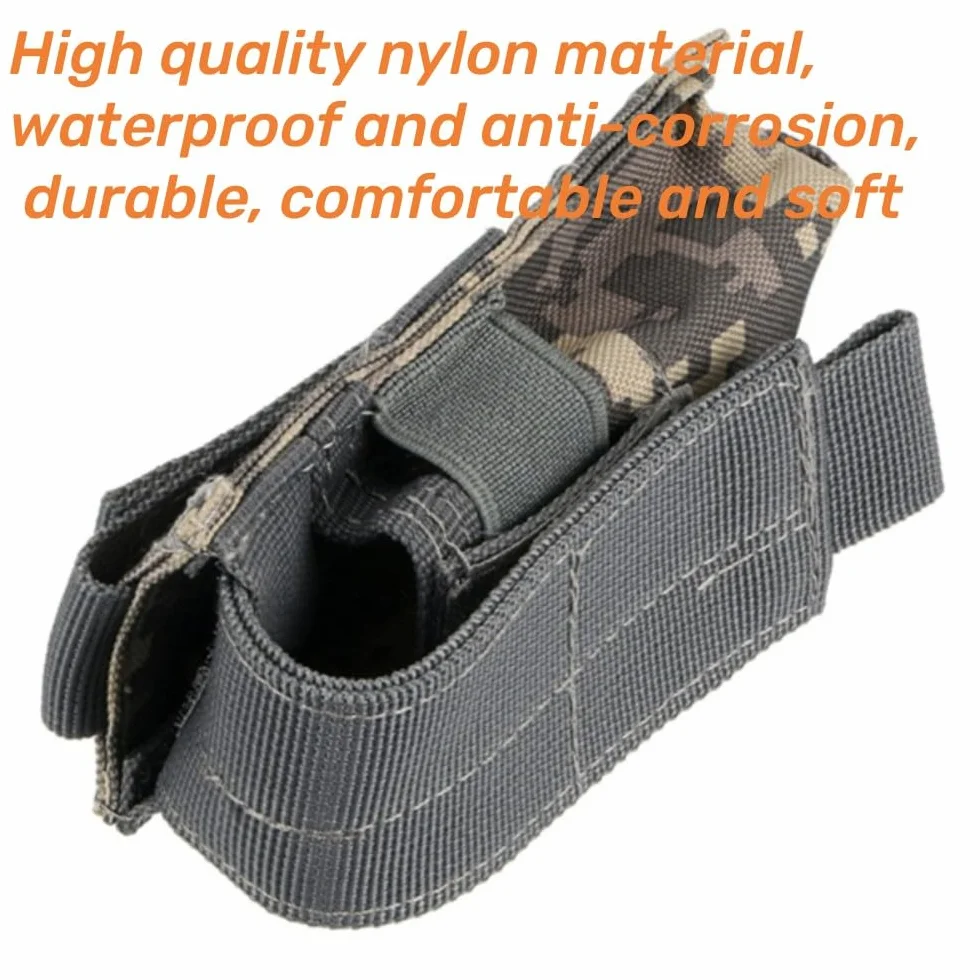 ACEXIER Caccia all'aperto Coltello Holster Molle Torcia Pouch Torch Holder Case Magazine Pouch Military Pistol M5 Tactical Flashlight Bag