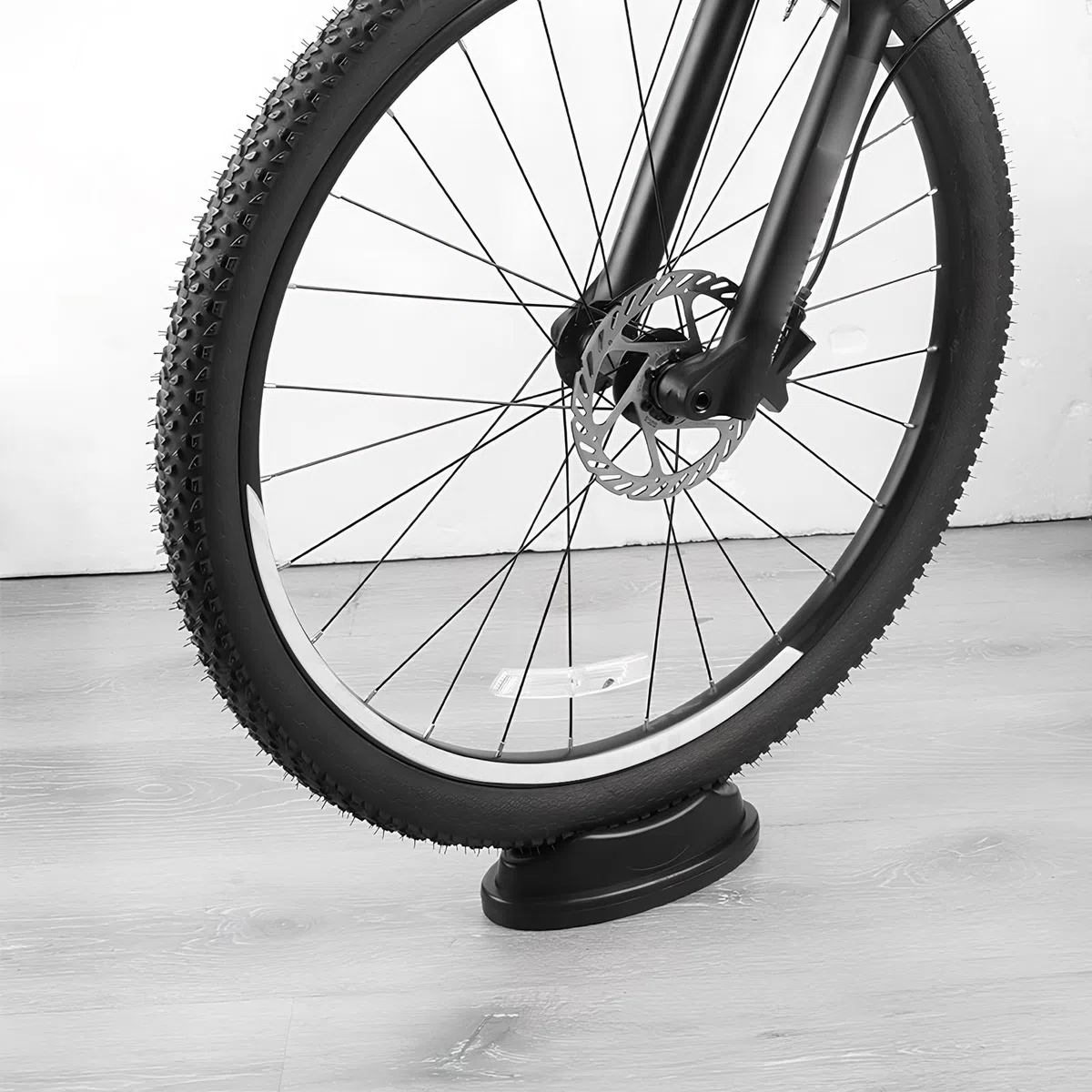 1pcs Supporto Ruota Anteriore rulli Piattaforma di Supporto per Montante per Ruota Anteriore,Compatibile con Bici da Strada e Mountain Bike,Antiscivolo, per Allenamento Indoor