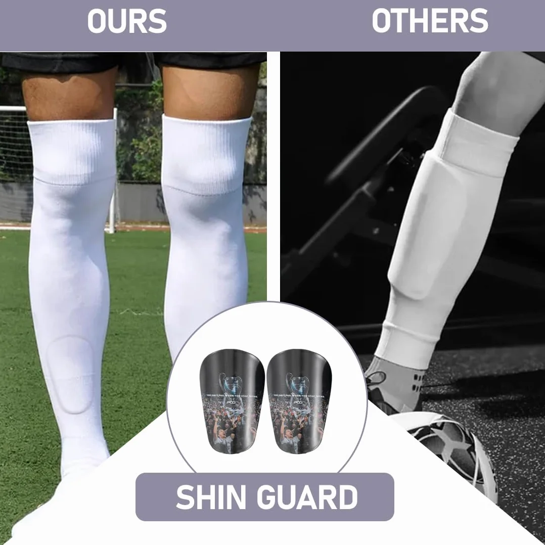 Mini Parastinchi Calcio, Extra Grigio Scuro, 10 × 6 cm Professionali Parastinchi Calcio Piccoli, Accessori per Protezione da Calcio Delle Gambe per Gli Sport con la Palla da Uomo, Donna e Bambino