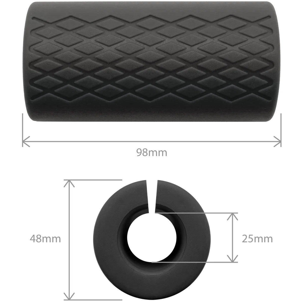 CampTeck Thick Grip Silicone Impugnature Spesse per Barra Bilanciere Manubri Pesi- Aumenta Dimensioni Braccia, Bicipiti, Tricipiti, Avambracci e Grip Impugnatura - Set di 2
