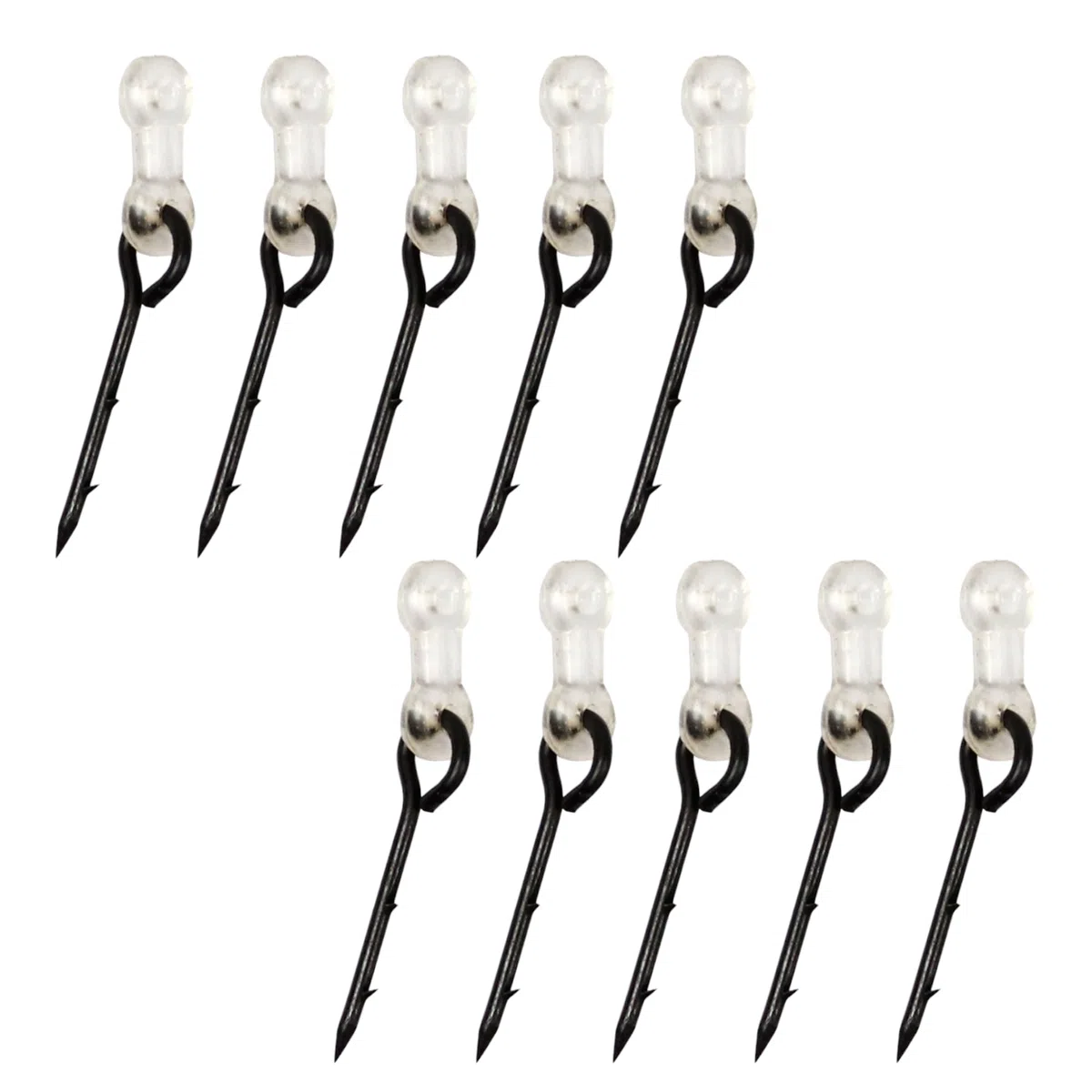 Bait Spikes Set con Anello 10x10mm – Boiles & Pellet Spikes per Ami da Pesca – Punte per Esche Carpfishing - Accessori Pesca Carpa – Esche Pop Up – Accessori Pesca - Attrezzatura da Pesca