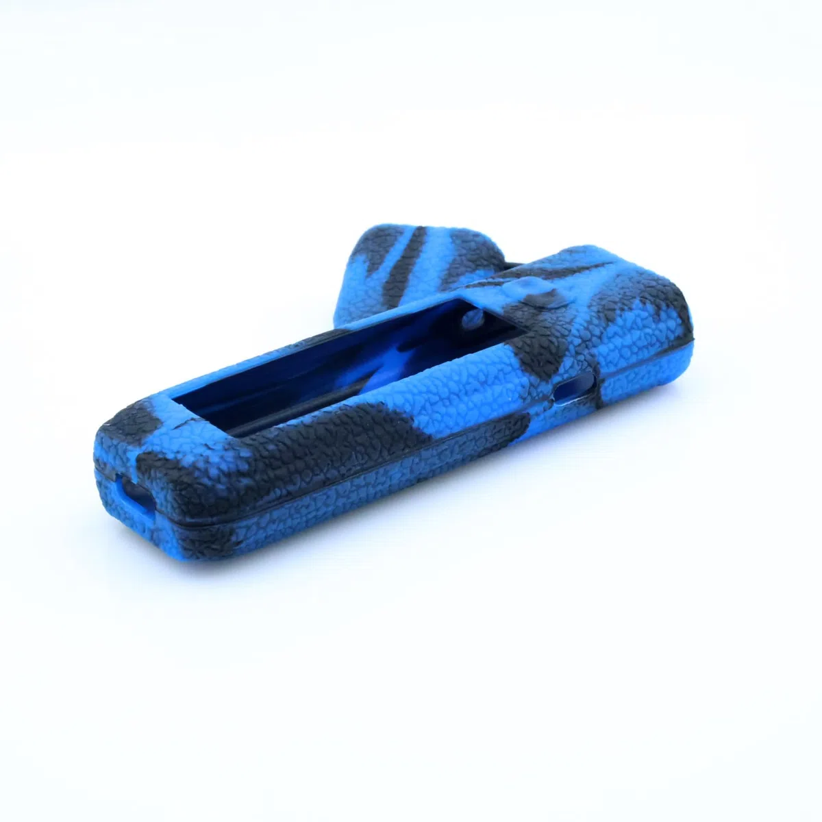 Custodia in silicone compatibile con OXVA XLIM 3 Ultra Kit, protettiva, resistente, custodia, custodia, custodia, custodia, custodia, cover, involucro, gel, scudo (nero blu)