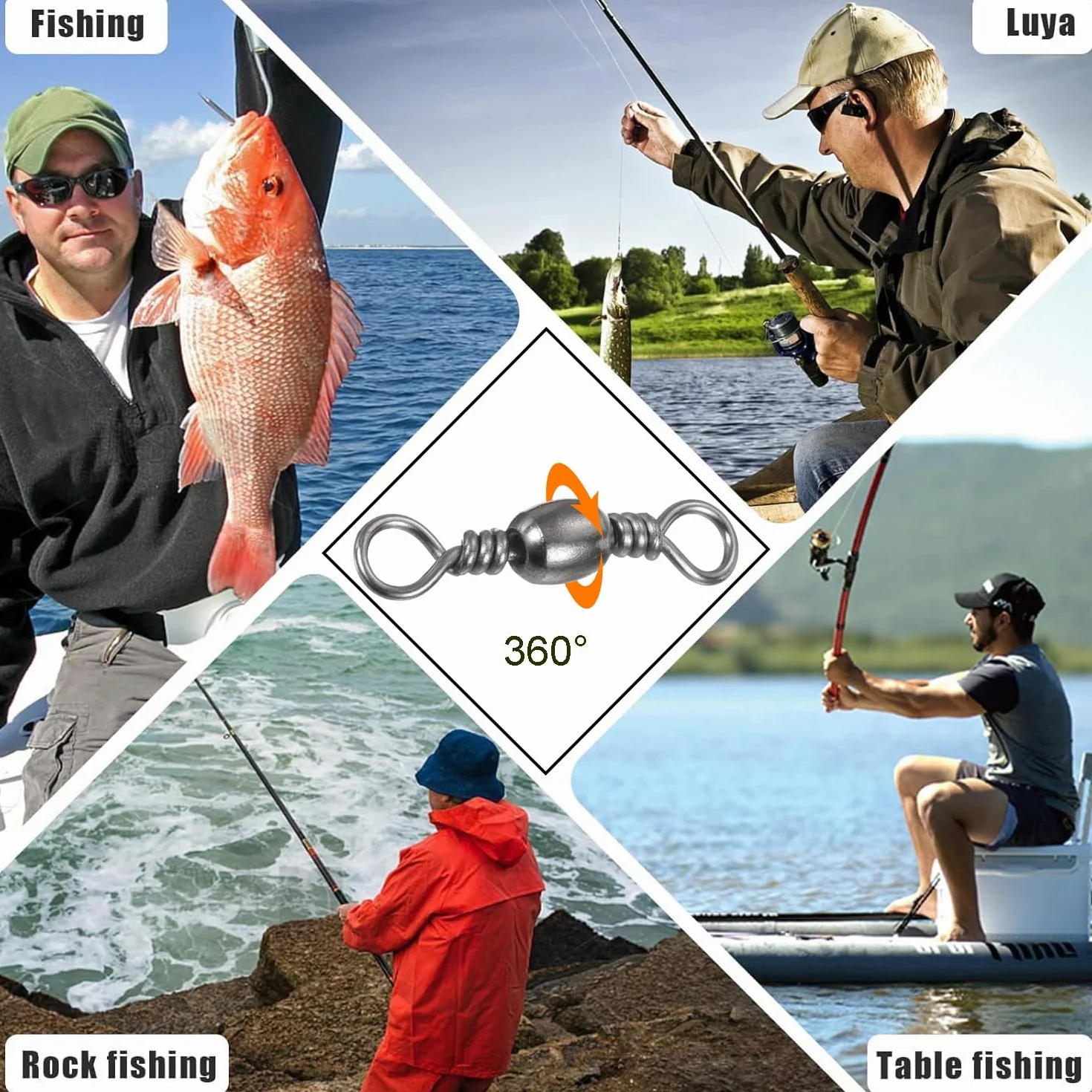 KIMHOME Ami da pesca verdi da 20 cm con terminale (test 22,7 kg), confezione da 20 pezzi, filo resistente anti-morso, in acciaio al carbonio resistente alla corrosione, affilato per luccio, pesce