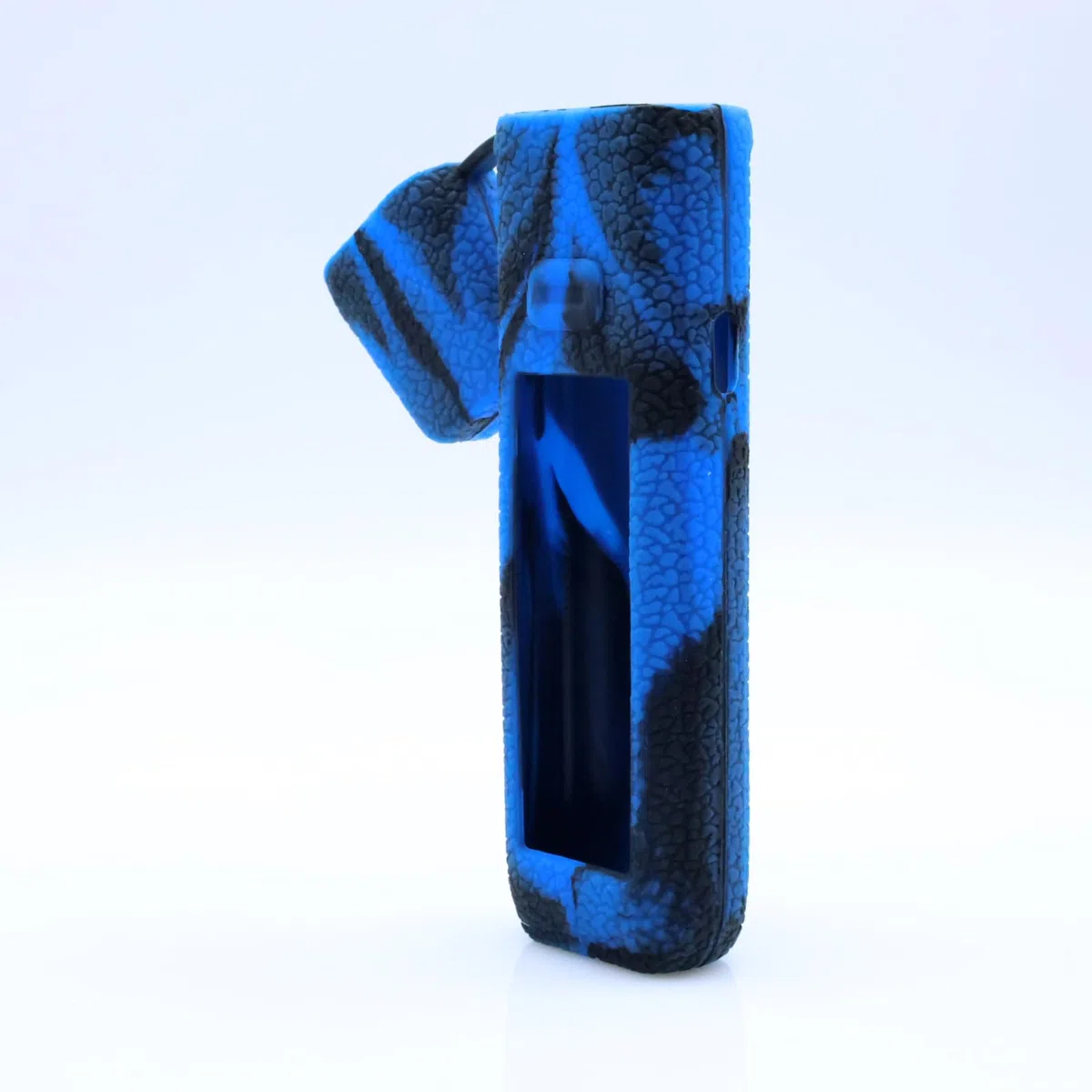 Custodia in silicone compatibile con OXVA XLIM 3 Ultra Kit, protettiva, resistente, custodia, custodia, custodia, custodia, custodia, cover, involucro, gel, scudo (nero blu)