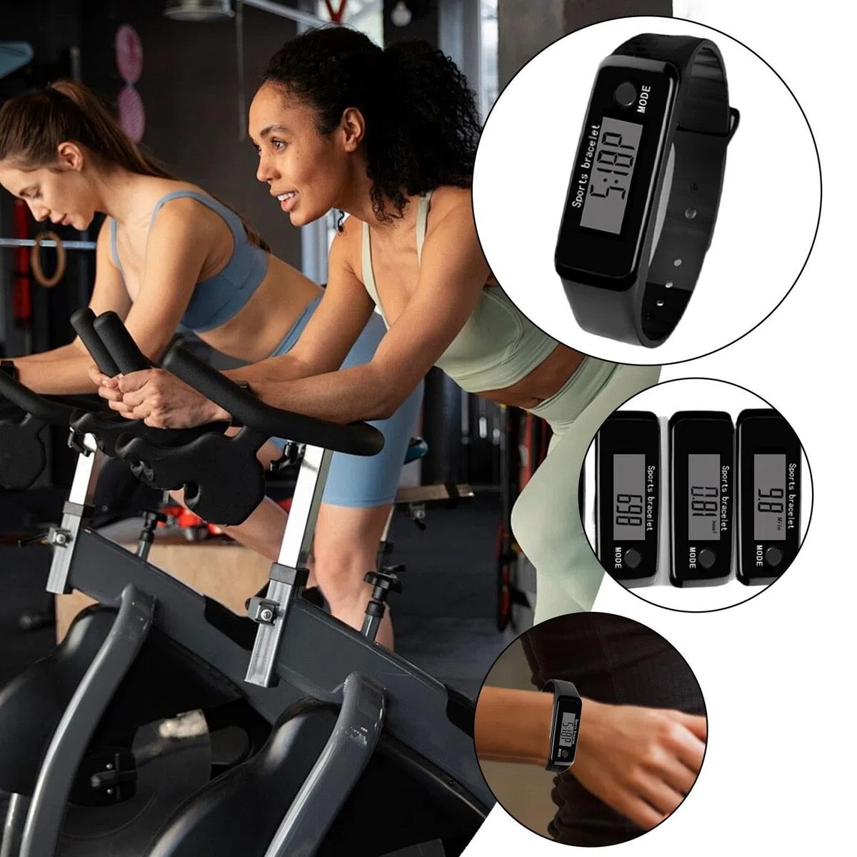 Contapassi - Il Contapasi | Orologio Intelligente Per Sport E Corsa, Dispositivi Indossabili Da Polso Intelligenti Per Uomini E Donne, Contapassi Impermeabile Per La Distanza Calorica, Fitness