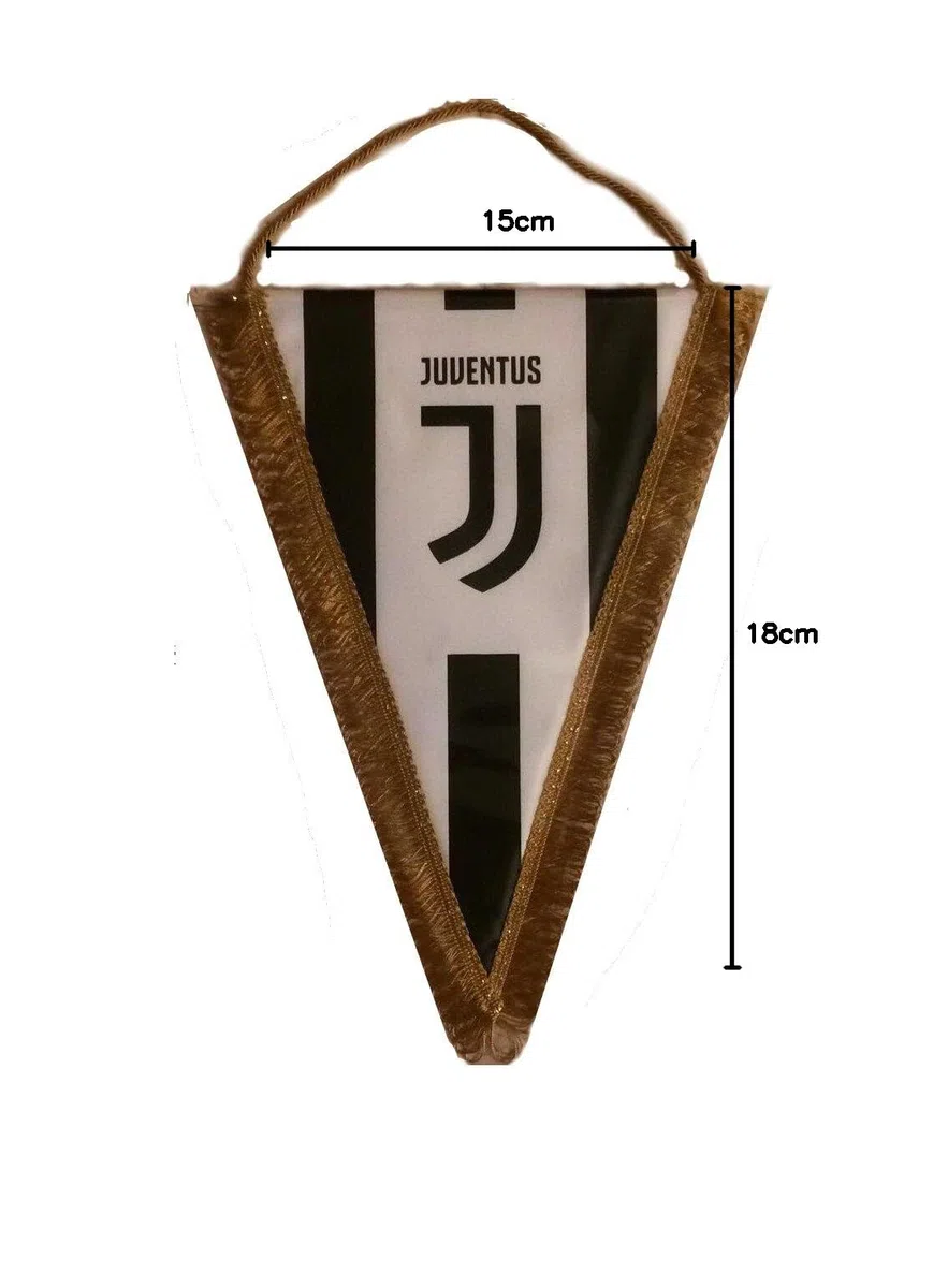 Juventus GAGLIARDETTO Juve Ufficiale JJ cm.15 x 18