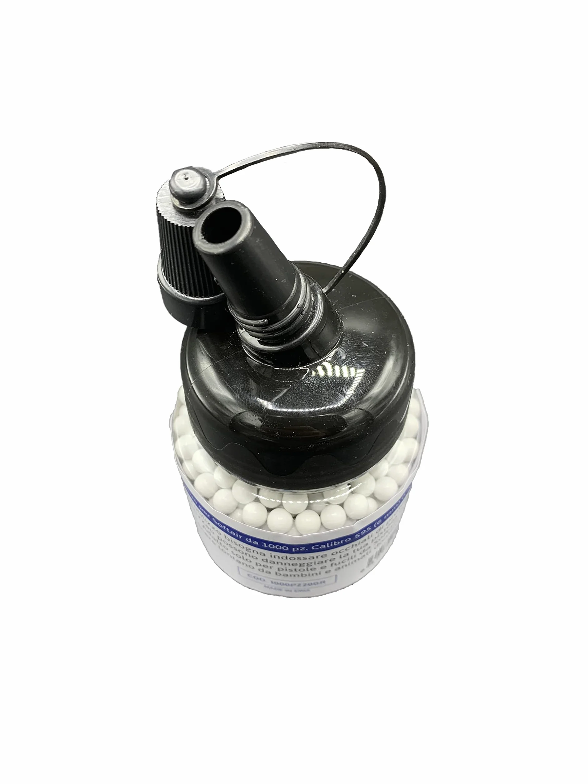 Biberon 1000 BB Pallini per Pistole Pistola Fucili Softair Airsoft 6mm 0,20gr Alta Qualità