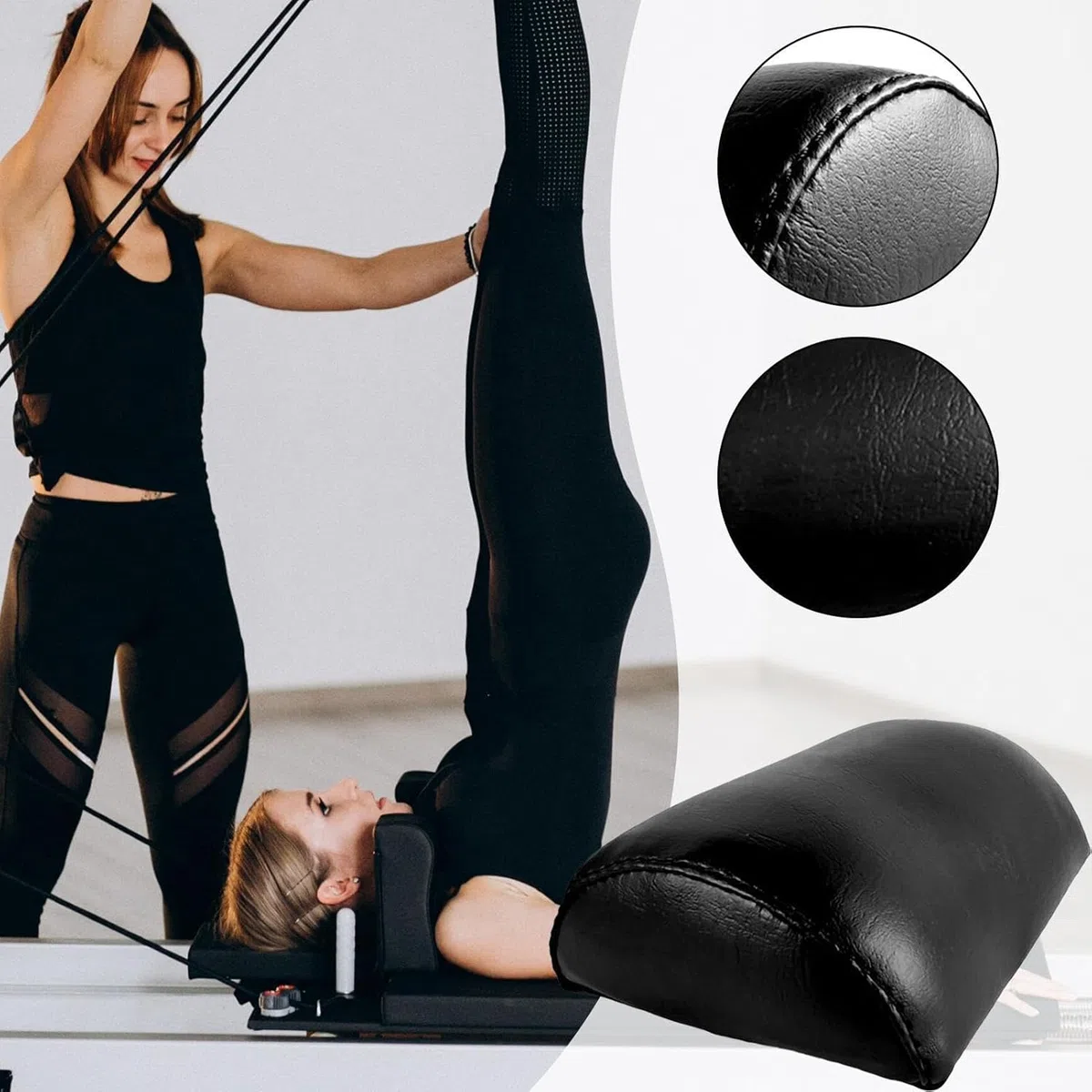 Cuscino per pilates, cuscino per yoga per Reformer, supporto compatto multiuso per testa e collo, per palestra, ufficio, esercizi a casa