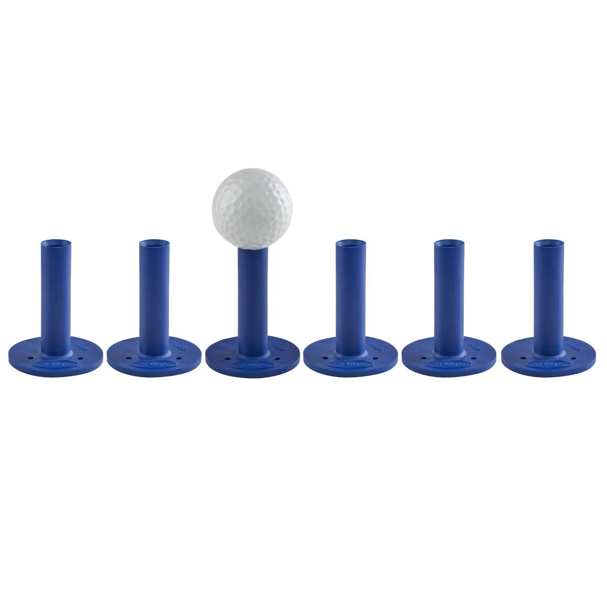 TH Golf Tees da golf in gomma di alta qualità, confezione da 6, resistenti e di lunga durata, in diverse misure e colori, per conducenti, legni e ferri da stiro