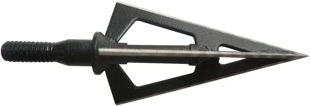 3pcs / 6pcs / 12pcs Fixed 3-Blade Broadhead 100 Grain Black Steel Tiro con L'Arco Broadhead per Arco Composto Frecce e dardi per Balestra per Caccia con Arco e Bersaglio