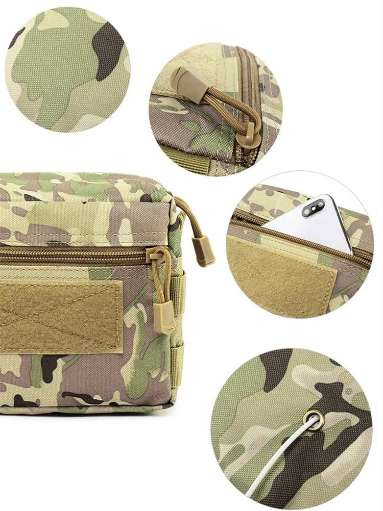ACEXIER Army Molle Pouch Tactical Military Airsoft Organizer Borsa per il riciclaggio Caccia Viaggio Impermeabile Camo Tool Tasca in vita