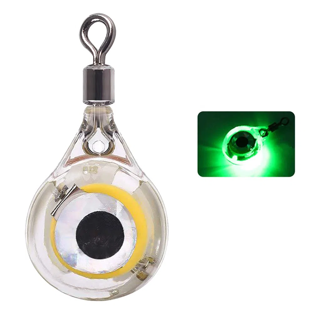 3Pcs Pesce Deep Drop Underwater LED Lure Light Flash Lamp Underwater Esche Luminose Esche da Pesca Squid Bass Spoon Attrezzatura da Pesca Grande Luce