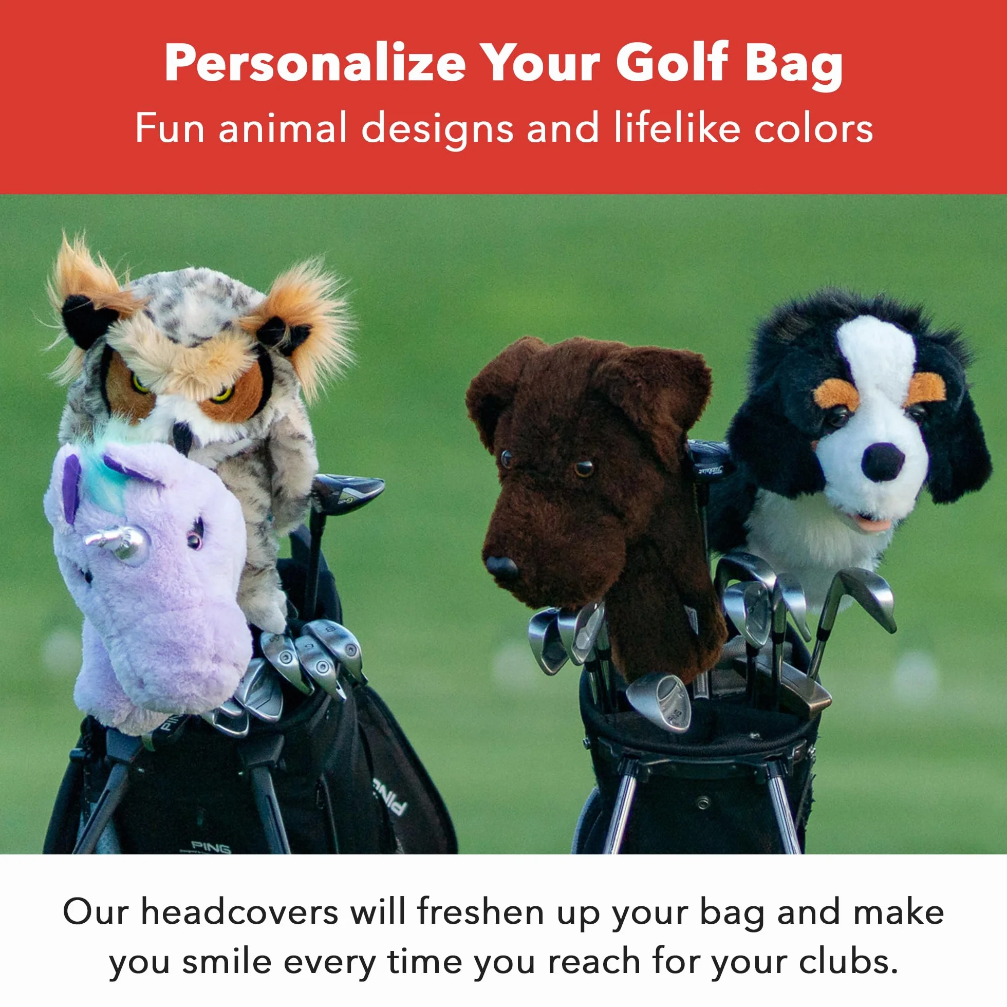 Daphnes - Cats & Dogs Series Driver Headcovers