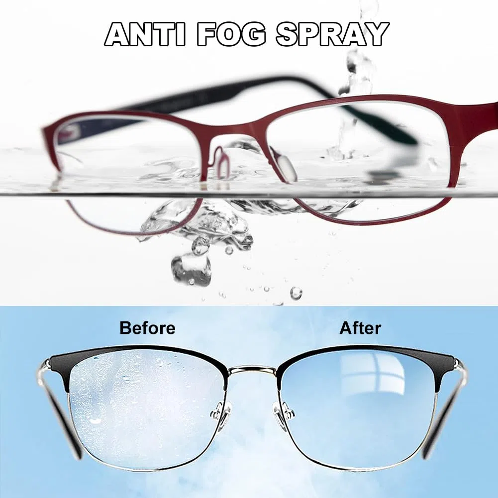 Spray Antiappannante Occhialini,15ml Anti Fog Spray,Spray Antiappannamento,Spray Anti-Appannamento per Occhiali,per Maschere Sub e Occhialini Nuoto