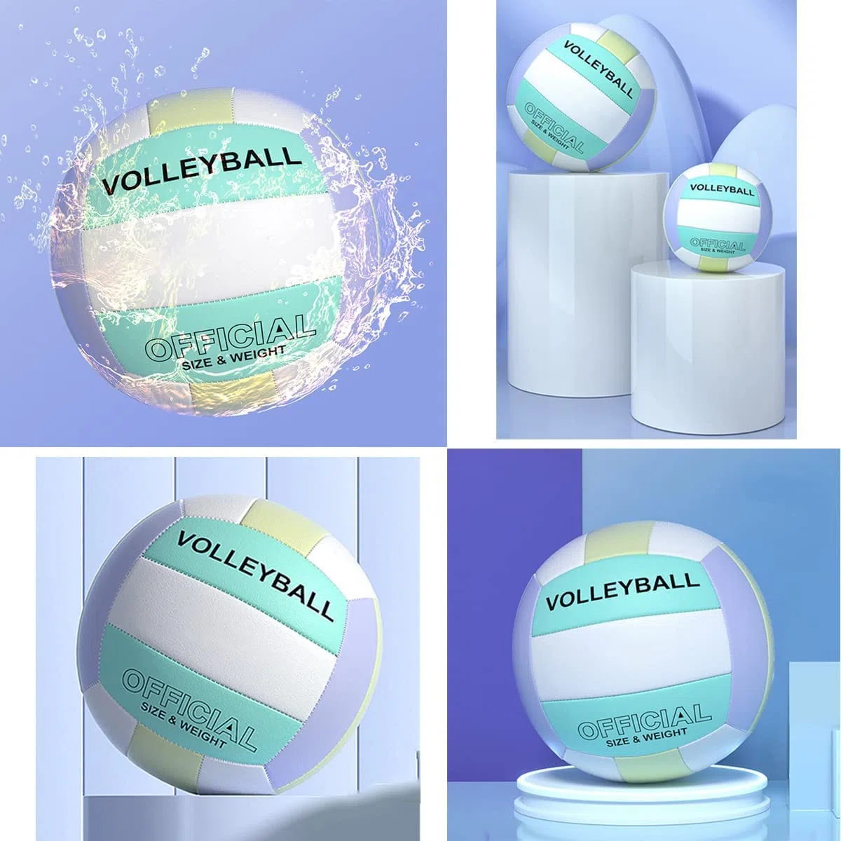 Volleyball Official Size 5, Volleyball Kit, Volleyballs, Soft Volleyball Beach Volleyball Pool Volleyball for Indoor Outdoor Beach, Training Equipment Volleyball Training, Gym