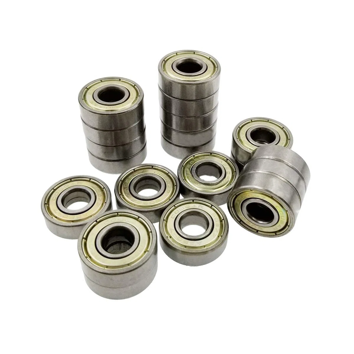 Cuscinetti a sfera mini 608zz, in metallo, doppia protezione 8 x 22 x 7 mm, 20 pezzi