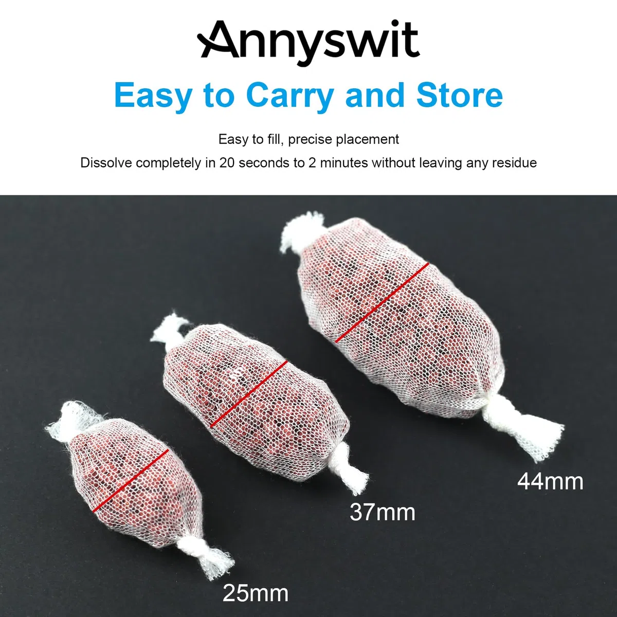 3 Pz 5m Pva Mesh Ricarica con Forbici 25/37 mm Ampie Borse in Pva Accessori per la Pesca Alla Carpa Sacchetti di Rete Solubili in Acqua Pva a Rapida Dissoluzione per l'Alimentazione Precisa