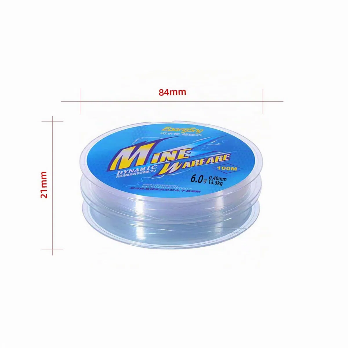 2 Pezzi Linea Da Pesca 100M Nylon Trasparente Resistente Allo Strappo, Corda Extra Forte, Filo Di Nylon Per Pesca