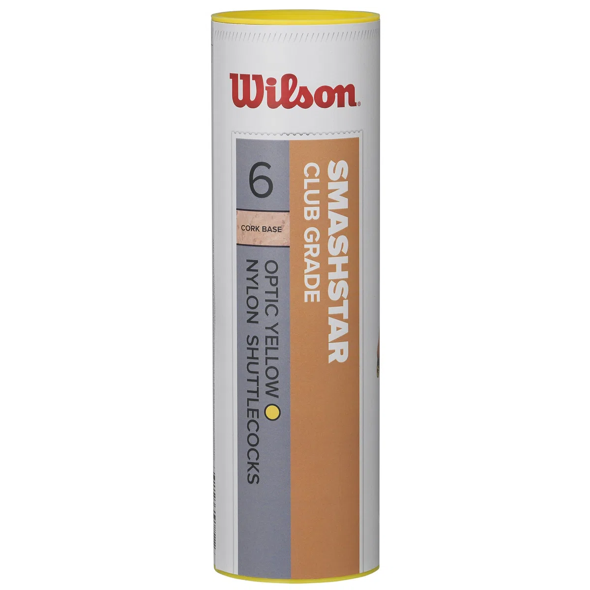 Wilson Smashstar Volani da Badminton, Confezione da 6, Plastica/Sughero Naturale