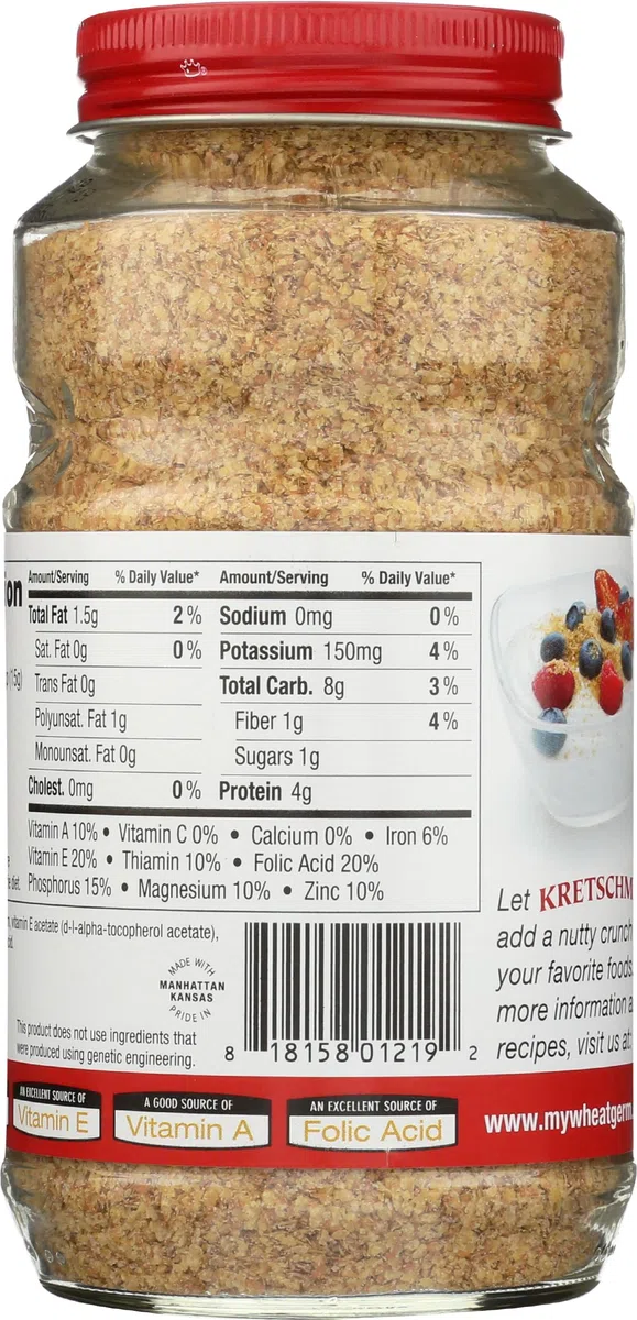 Kretschmer Wheat Germ Original Toasted 12OZ
