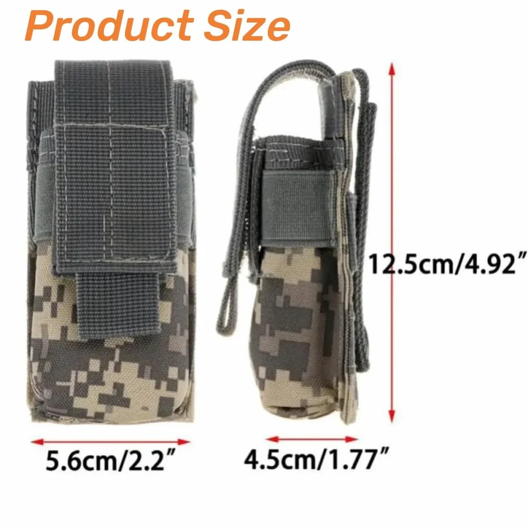 ACEXIER Caccia all'aperto Coltello Holster Molle Torcia Pouch Torch Holder Case Magazine Pouch Military Pistol M5 Tactical Flashlight Bag