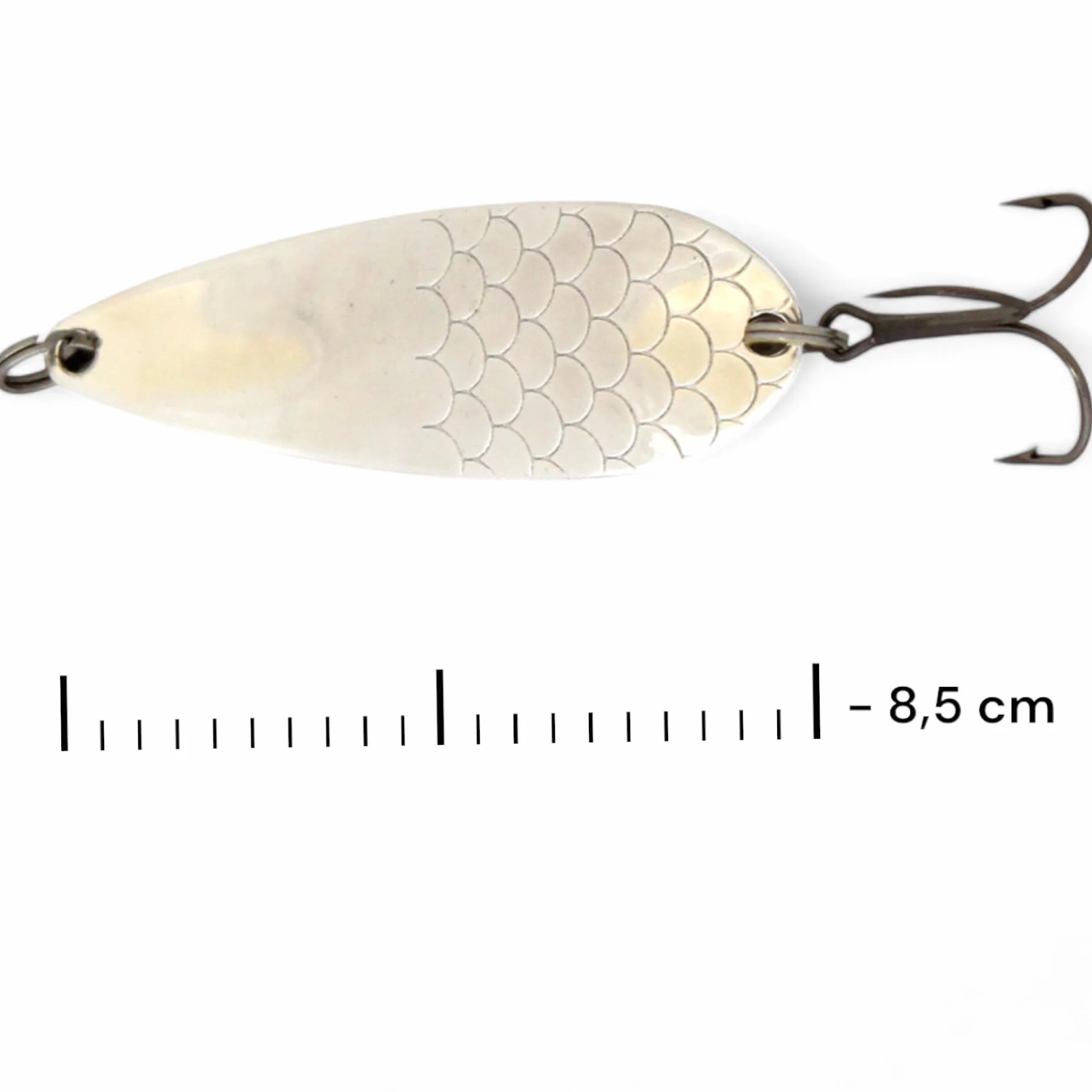Freccia asimmetrica 23,5 g/8,5 cm – luccio pesce persico – esca da pesca – Cucchiaio di metallo – Esca dura – Set per pesca – Angel Spoon – Esca per luccio – Esca persico