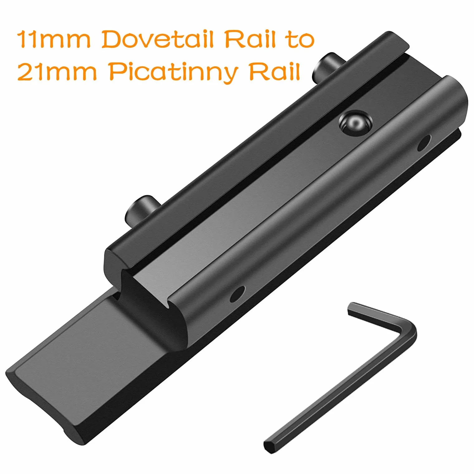 ACEXIER Eccellente qualità Adattatore per Binario Picatinny per tessitore a Coda di Rondine da 11mm a 20mm Tactical Scope Extend Mount Adapter for Hunting