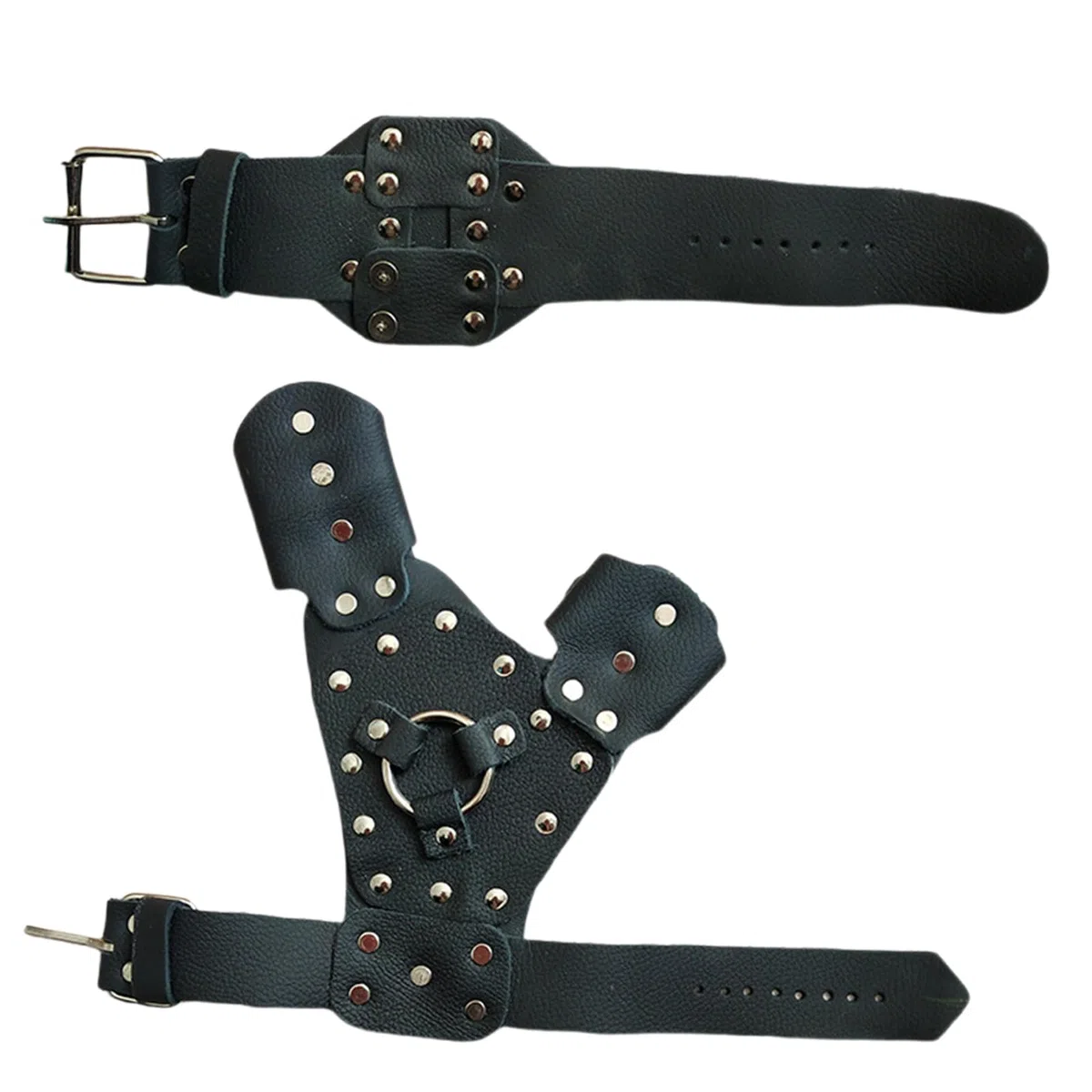 Paramani da pesca Piastra in acciaio incorporata Mano Polso Guardia Bracciali Protezioni Mano Sinistra/Destra Protezioni Da Pesca