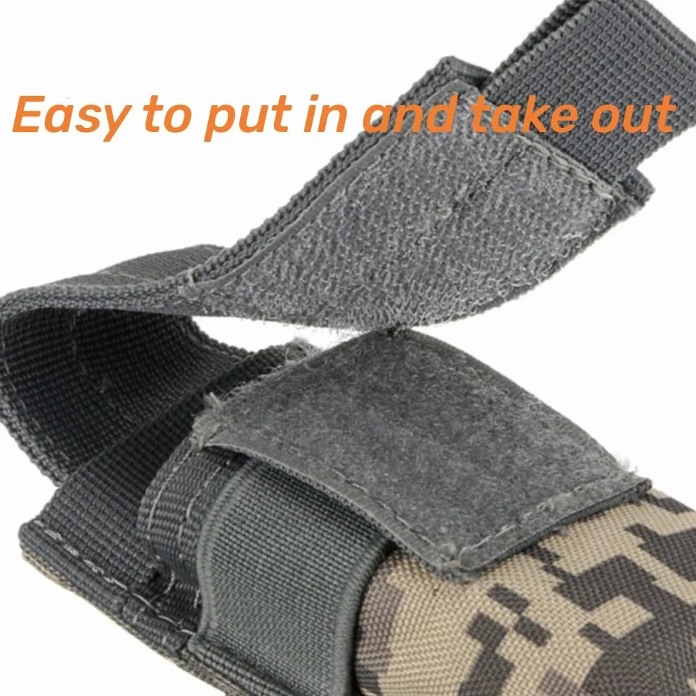 ACEXIER Caccia all'aperto Coltello Holster Molle Torcia Pouch Torch Holder Case Magazine Pouch Military Pistol M5 Tactical Flashlight Bag