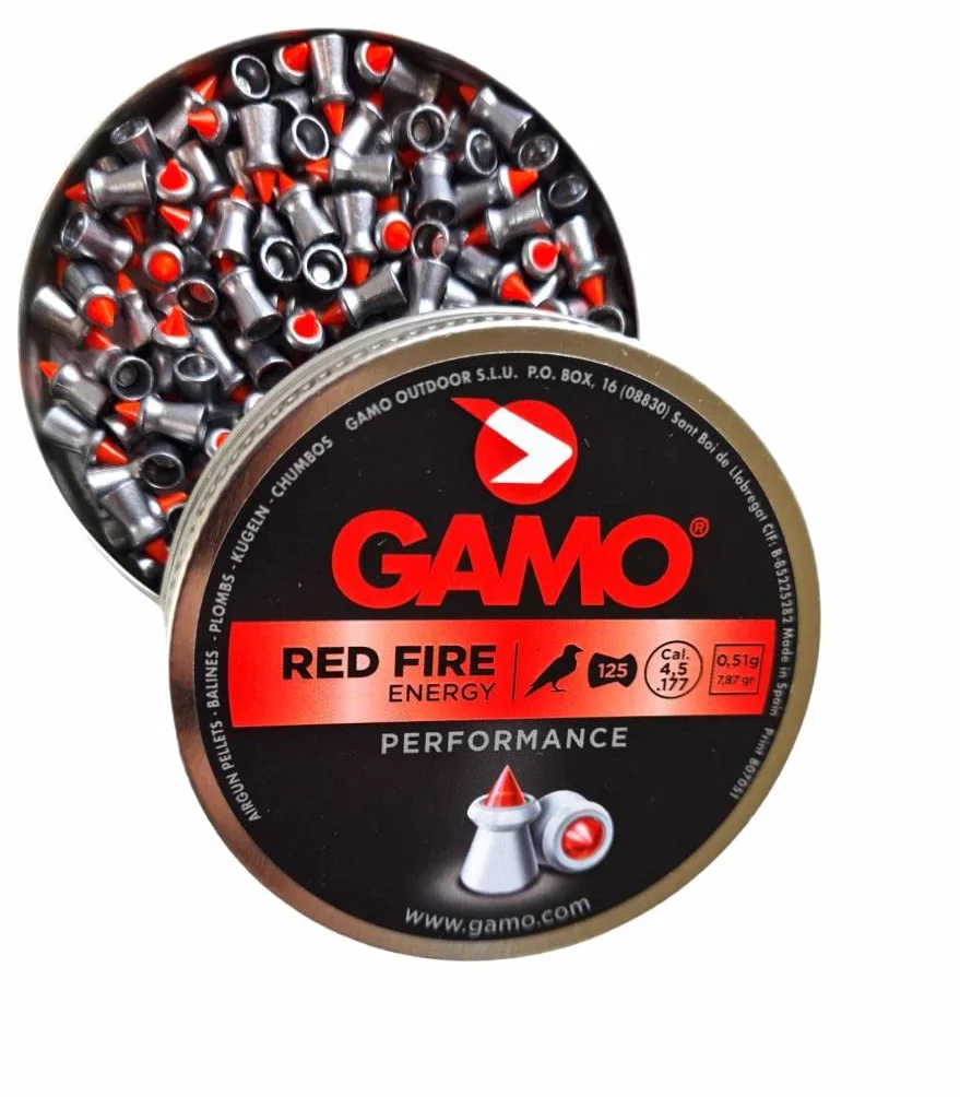 PALLINI GAMO 5.5 5,5 MM PIOMBINI ARIA COMPRESSA A GAS CO2 RED FIRE