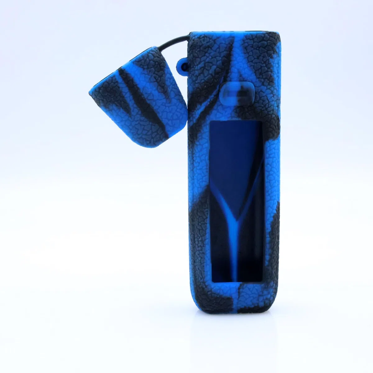 Custodia in silicone compatibile con OXVA XLIM 3 Ultra Kit, protettiva, resistente, custodia, custodia, custodia, custodia, custodia, cover, involucro, gel, scudo (nero blu)