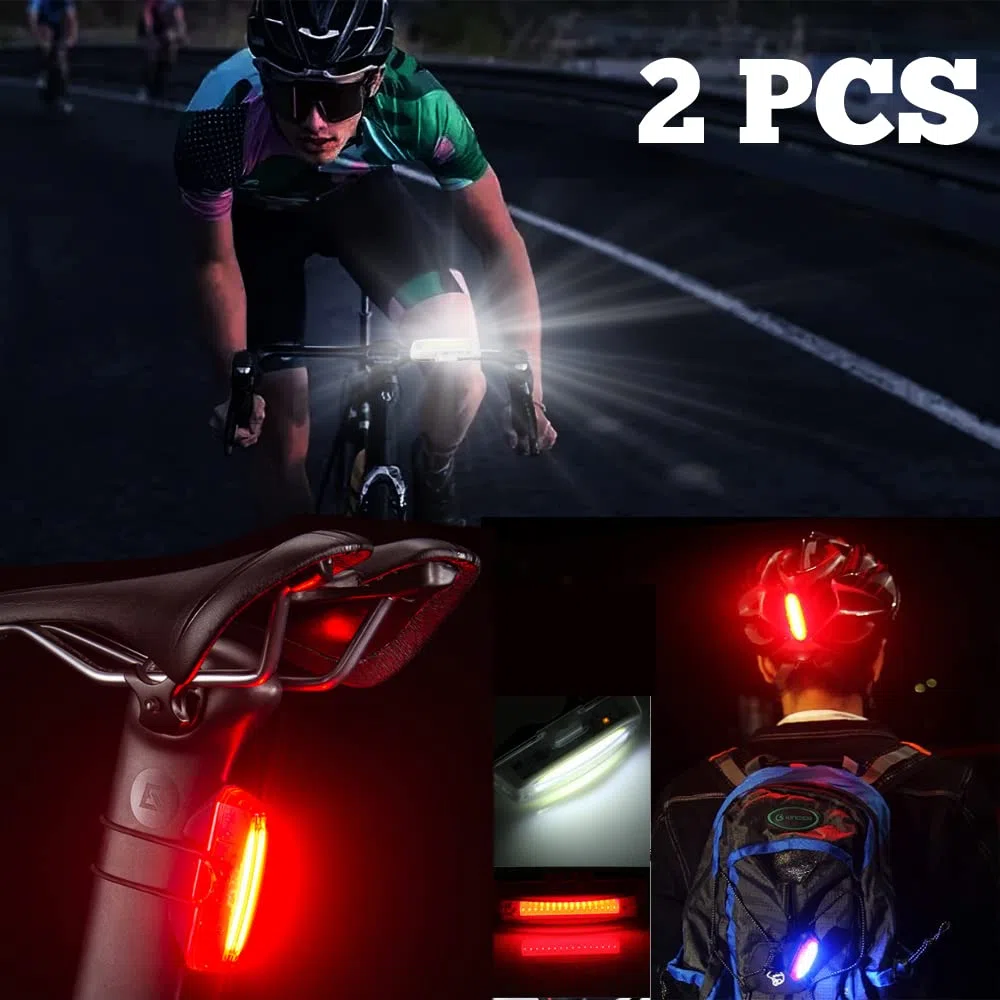 Luce per bicicletta,Impermeabile IP65 Luce Bici Anteriore e Posteriore,2200mah Luce Bicicletta LED Ricaricabile USB 5 modalità luce bicicletta,luce bici LED Set,Luminoso Luce Bici per Sicurezza