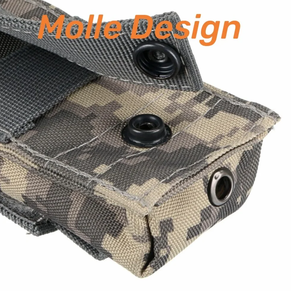 ACEXIER Caccia all'aperto Coltello Holster Molle Torcia Pouch Torch Holder Case Magazine Pouch Military Pistol M5 Tactical Flashlight Bag