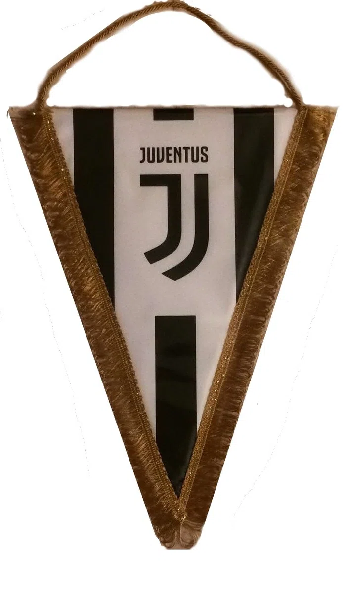 Juventus GAGLIARDETTO Juve Ufficiale JJ cm.15 x 18