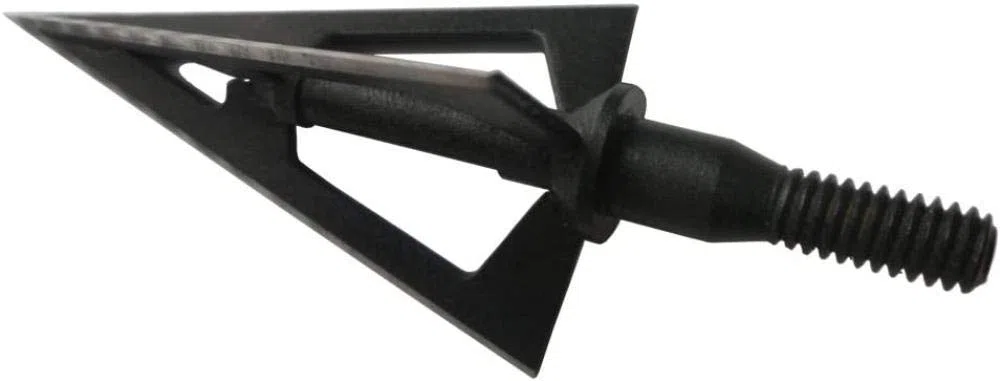 3pcs / 6pcs / 12pcs Fixed 3-Blade Broadhead 100 Grain Black Steel Tiro con L'Arco Broadhead per Arco Composto Frecce e dardi per Balestra per Caccia con Arco e Bersaglio