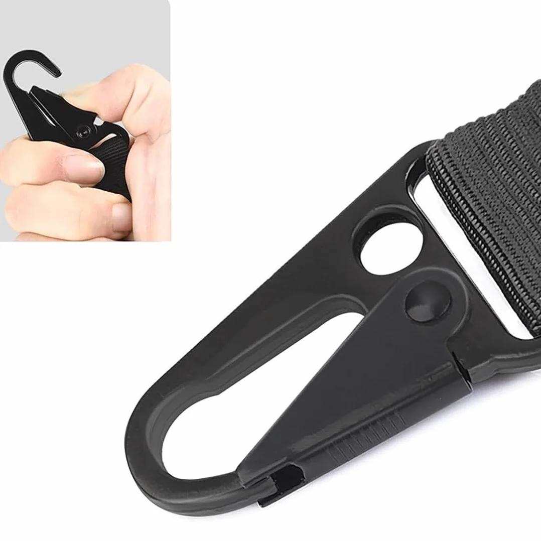 Sling tattico a due punti-Confezione da 2 Picatinny QD Supporti girevoli a tracolla regolabile per fucili-Base di sblocco rapido e di montaggio inclusa