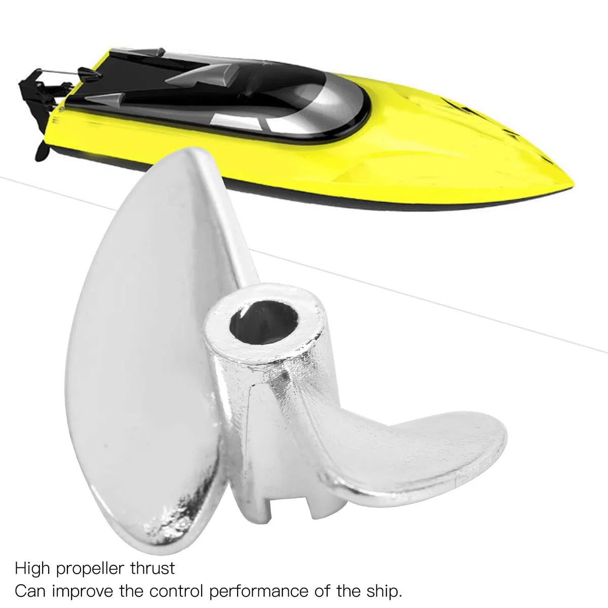 1 Pieces 35mm Aluminum Alloy Propeller RC Boat Propeller for FT016 FT007 High Speed Power Supply Replacement Parts for RC Boat