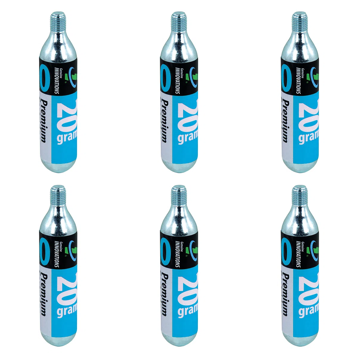 Innovations Threaded CO2 Cartridges Set di 6
