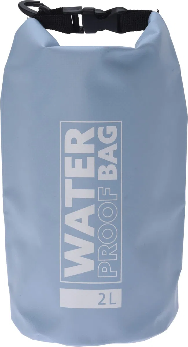 MIJOMA Sacchetto impermeabile essiccazione, esterni, protezione acqua, sporco, sabbia oggetti valore, spiaggia, vacanze, barca, campeggio, Azzurro
